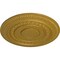 Ekena Millwork Oldham Ceiling Medallion (Fits Canopies up to 8 5/8"), Hand-Painted Pharaohs Gold, 18"OD x 1 1/4"P CM18OLPGS - alternate 2